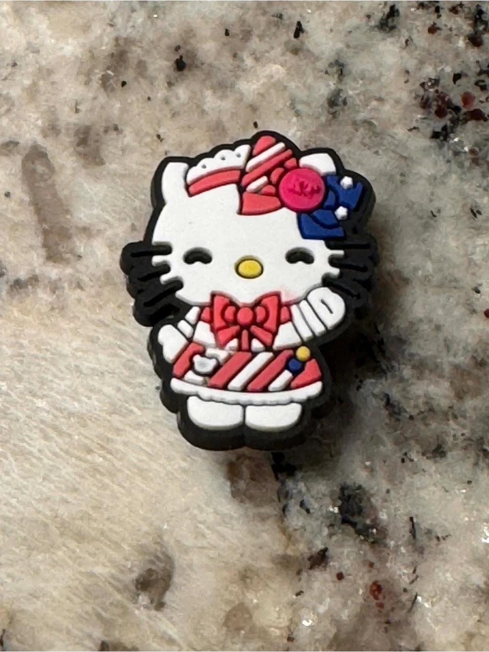 4pc CROC CHARMSHello Kitty Pink & White Shoe Charms - 4 Piece Set